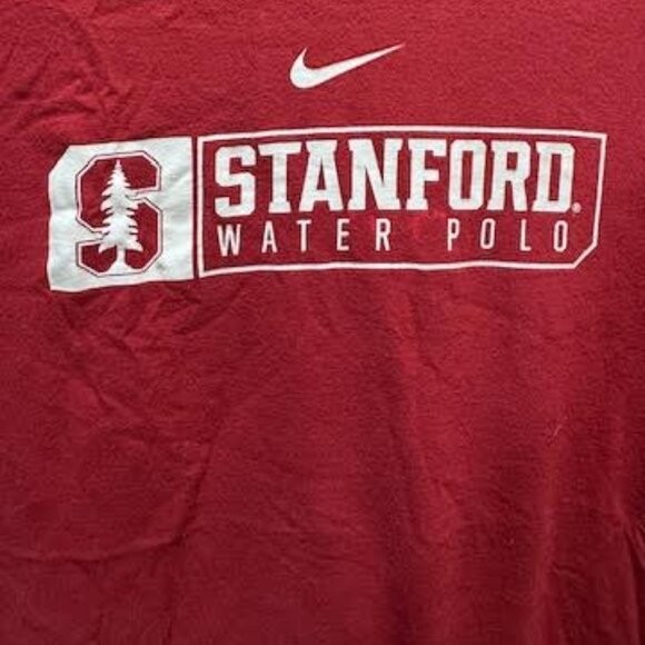 Stanford University Nike Water Polo Short Sleeve Tshirt (Vintage) - Picture 3 of 6